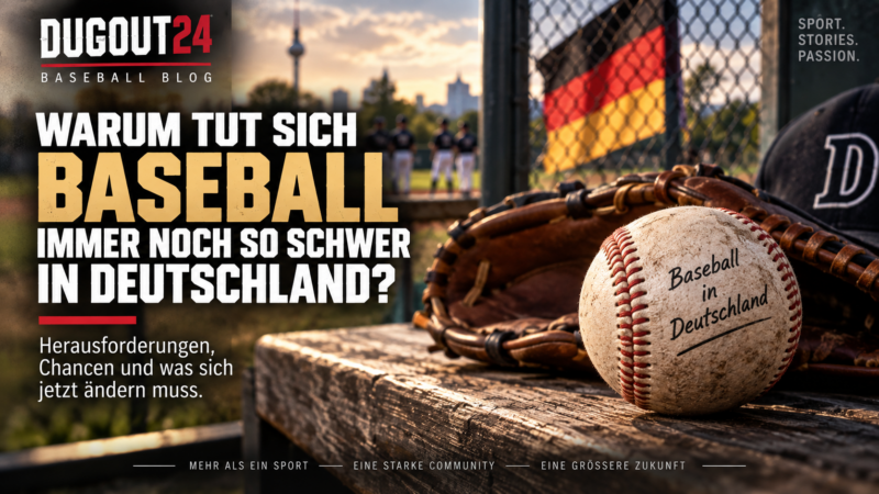 Warum tut sich Baseball immer noch so schwer in Deutschland?