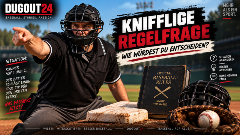 Knifflige Baseball-Regelfrage: Wie würdest du entscheiden?